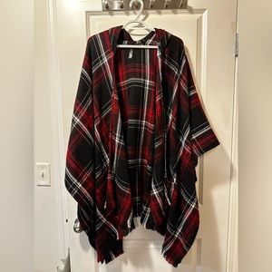 Red plaid kaftan